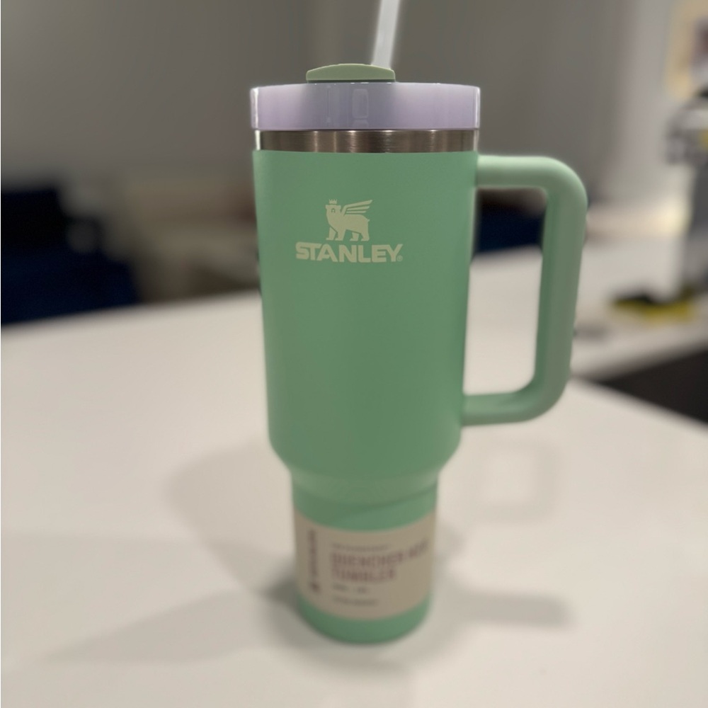 STANLEY Quencher H2.0 Tumbler with Handle and Straw 40 oz Pistachio - NWT